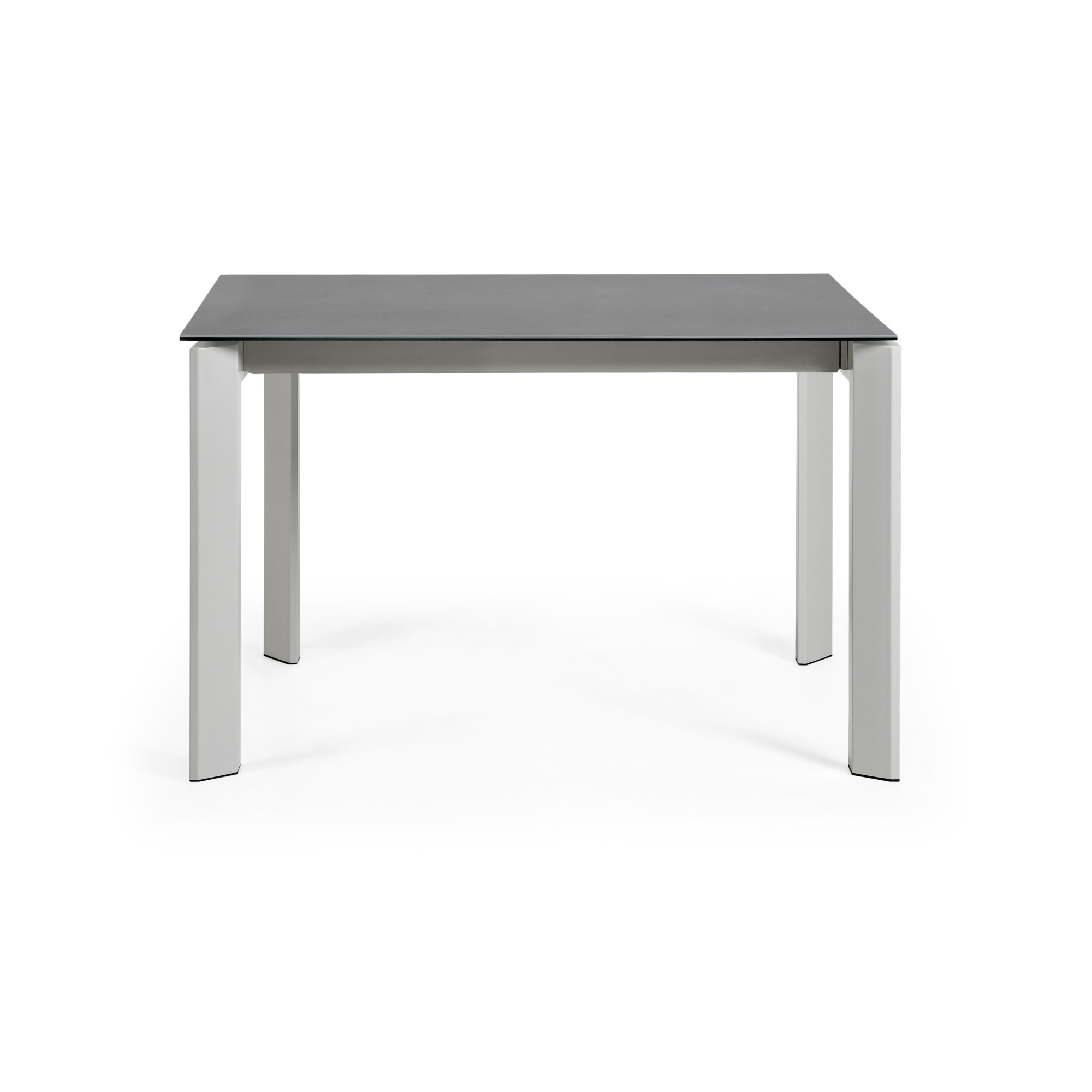 Стол Atta 120 (180) x80 серый керамический Vulcano Roca La Forma (ex Julia Grup)