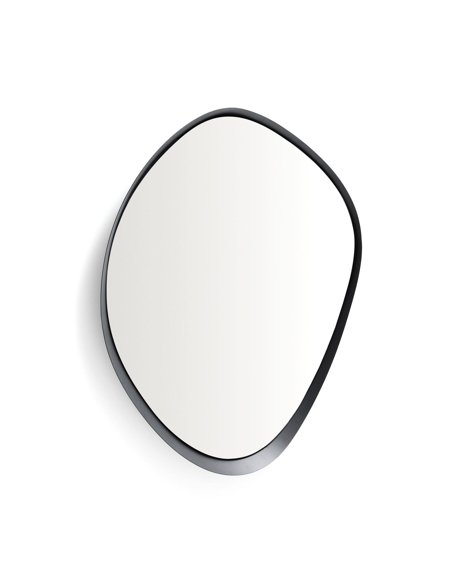 Зеркало Tebel черное металлическое 67,5 x 74,5 см La Forma (ex Julia Grup)