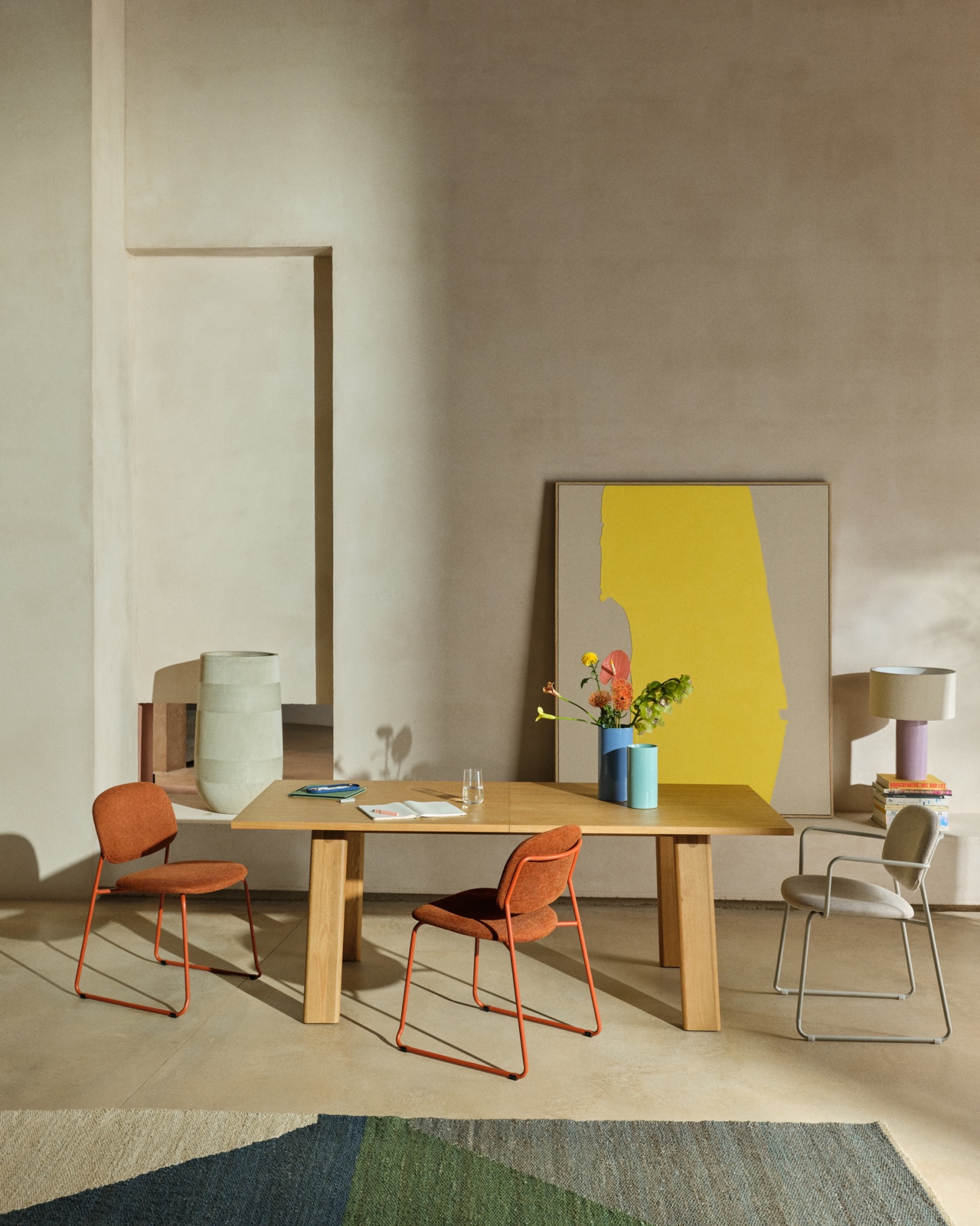 Arlen Раздвижной стол из массива дуба и шпона с натуральной отделкой 200(250) 95 см La Forma (ex Julia Grup)