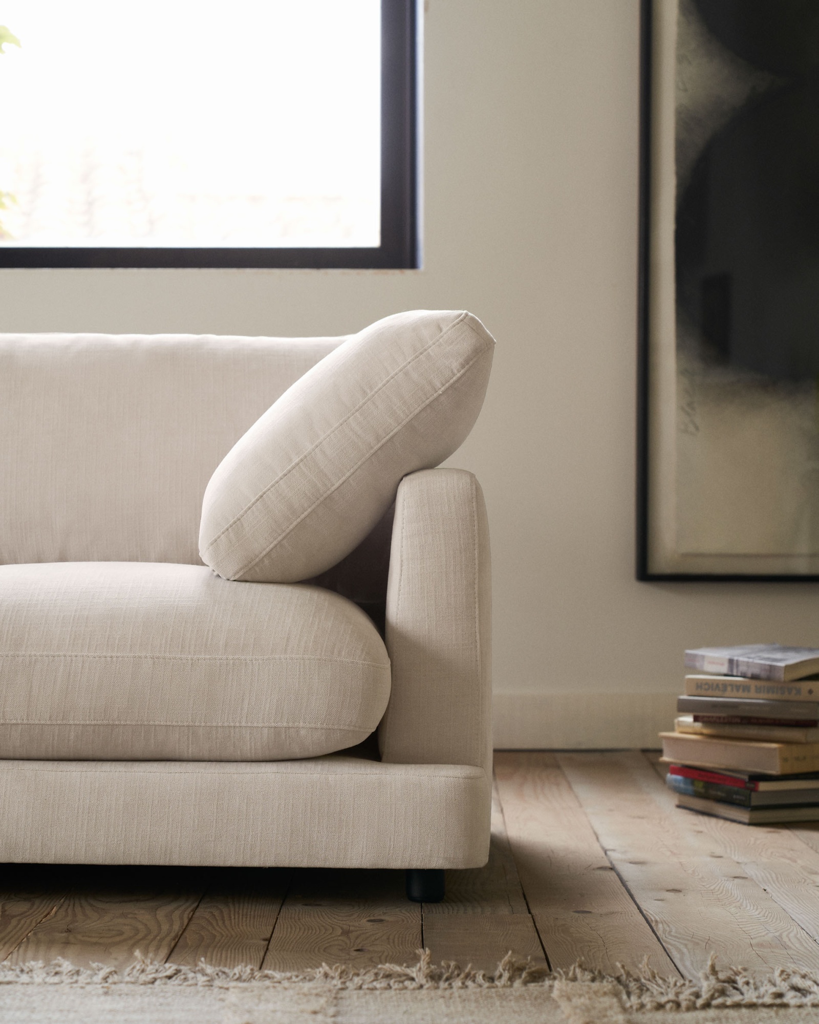 Gala 6-местный диван бежевого цвета 390 см La Forma (ex Julia Grup)