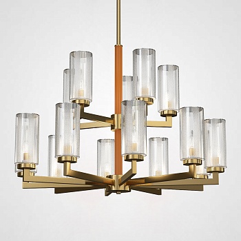 Потолочная люстра ADELEINE L15 Brown by ImperiumLoft