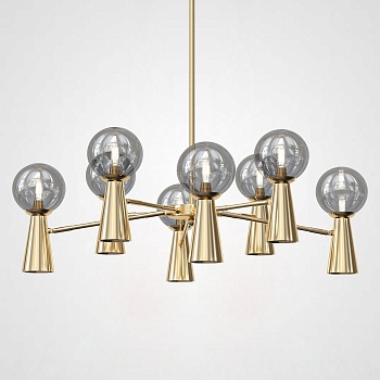 Потолочная люстра ABELINA L16 Gold Grey by ImperiumLoft