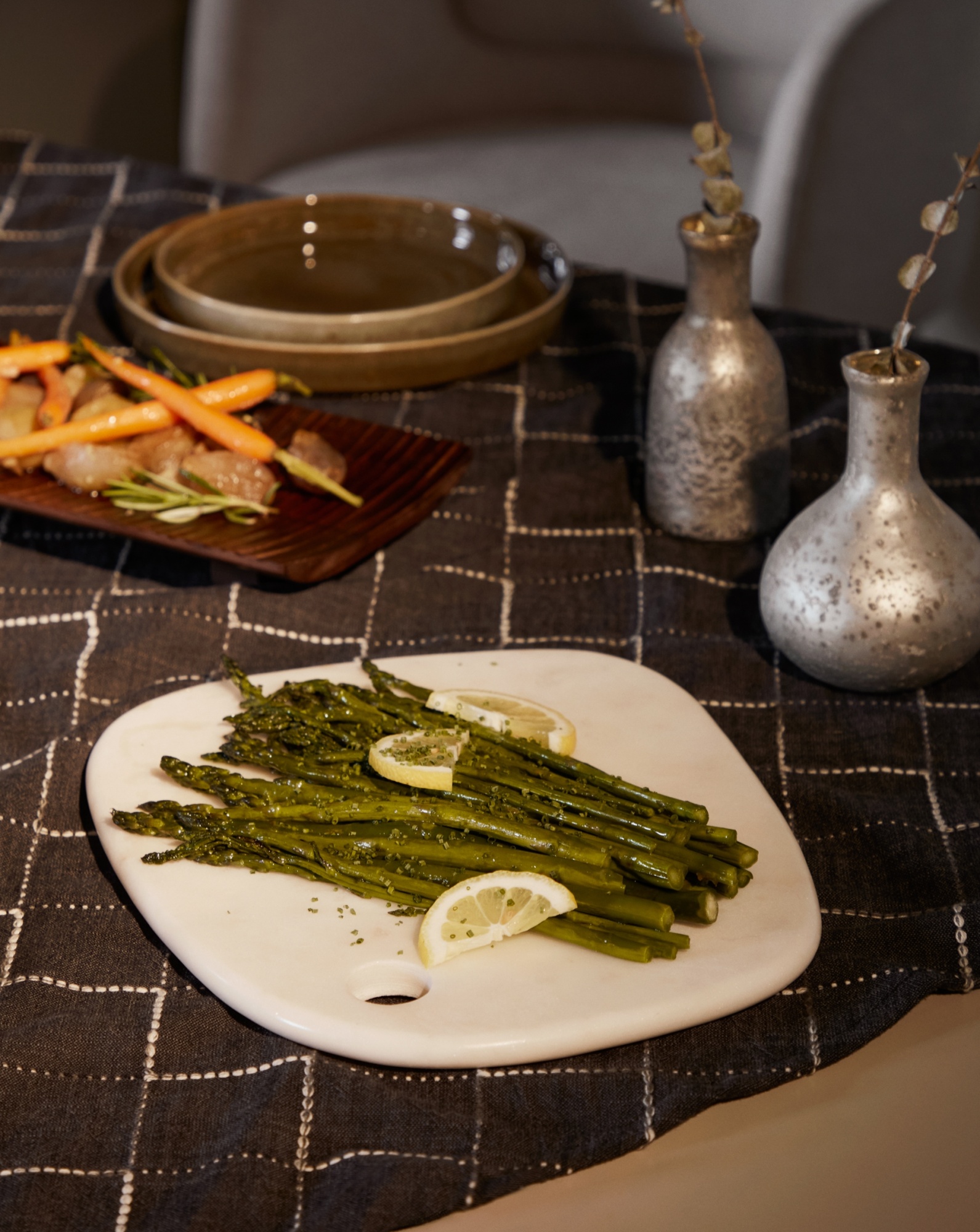 Сервировочная доска из белого мрамора Odar La Forma (ex Julia Grup)