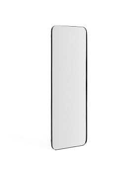 Черное металлическое зеркало Marco 30 x 100 см La Forma (ex Julia Grup)