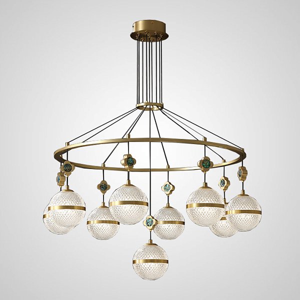 Подвесная люстра LUARA CH L9 by ImperiumLoft