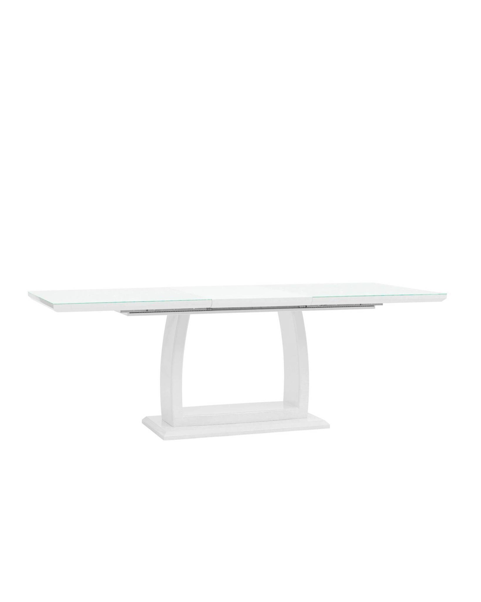 Стол обеденный Орлеан раскладной 160-215*90 глянцевый белый Stool Group