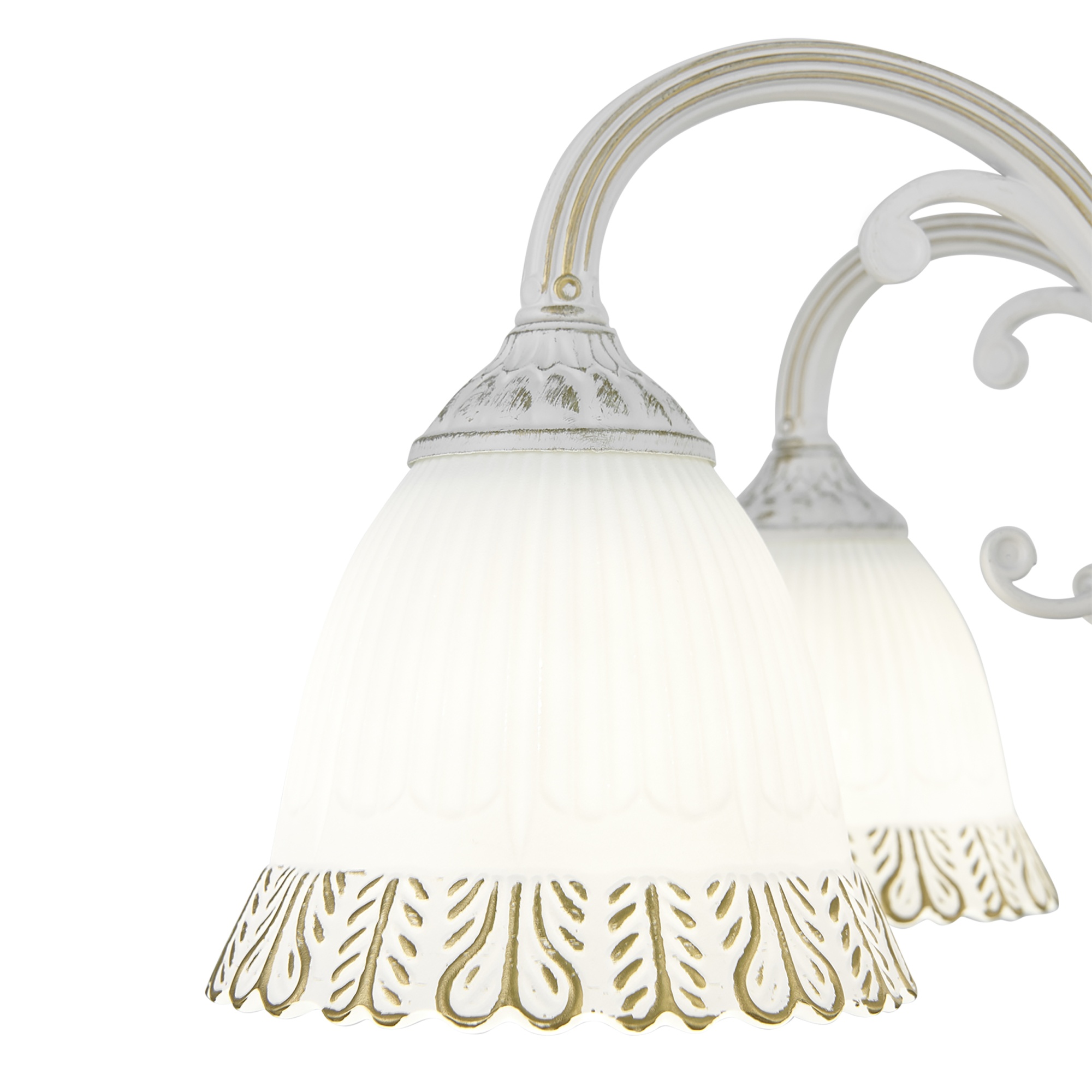 Люстра с плафонами 347410/8 WT+G Arte Milano