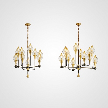 Люстра на штанге FLAME D60 by ImperiumLoft