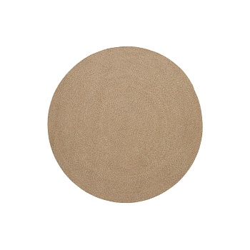 Despas Ковер бежевый круглый из синтетических волокон La Forma (ex Julia Grup)