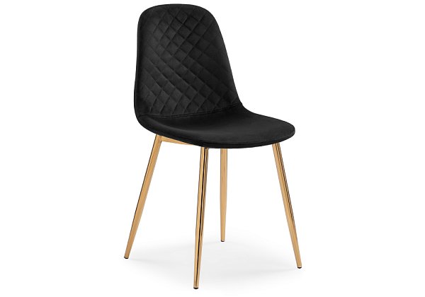 Стул Woodville Dabl black / gold 15326