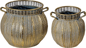 Вазы с ручками Эфиопия, набор Glasar 57-458