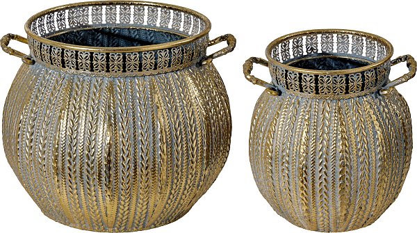 Вазы с ручками Эфиопия, набор Glasar 57-458