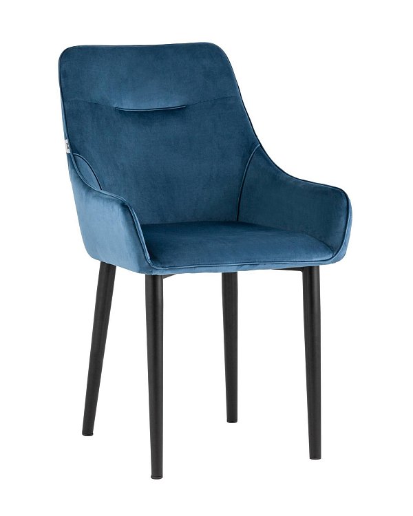 Стул Джоан велюр пыльно-синий Stool Group