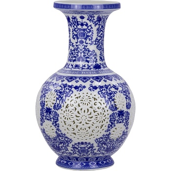 Ваза резная Glasar 56-370