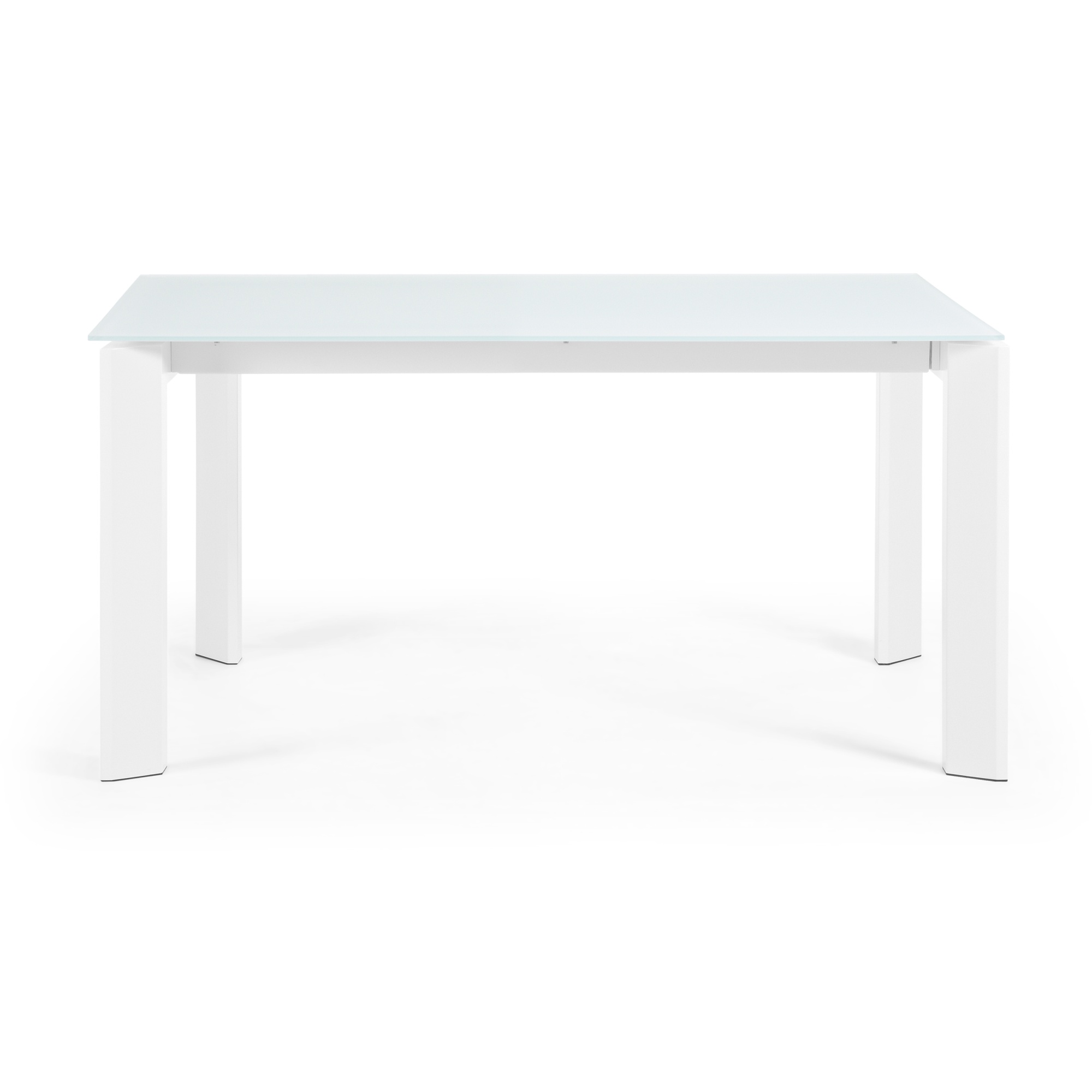 ATTA Стол 160 (220) x90 белое стекло La Forma (ex Julia Grup)