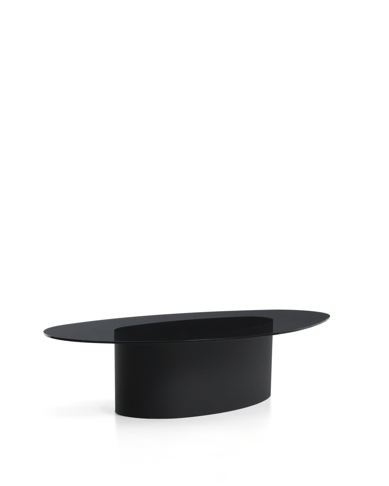 Журнальный столик Olir из черной стали и стекла 140 x 80 см La Forma 482451