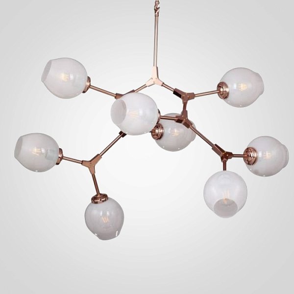 Люстра Branching Bubble Chandelier 8 Milk by ImperiumLoft