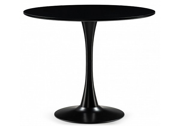 Стол деревянный Woodville Tulip 90 black 15241