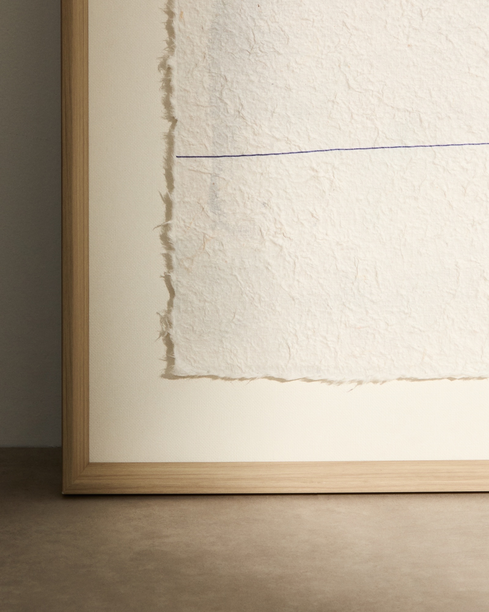 Durkan Абстрактная картина на переработанной бумаге белая 50 x 70 см La Forma (ex Julia Grup)