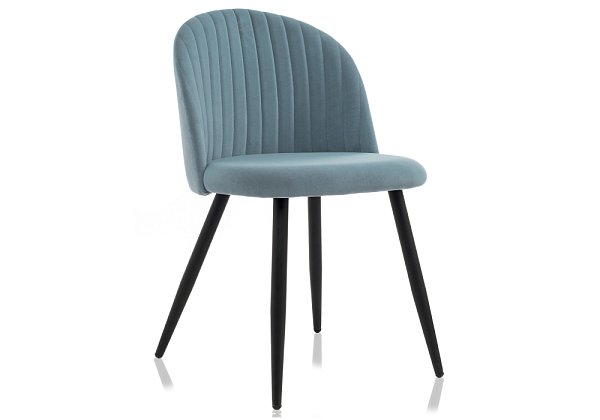 Стул Woodville Gabi 1 light blue / black 15109