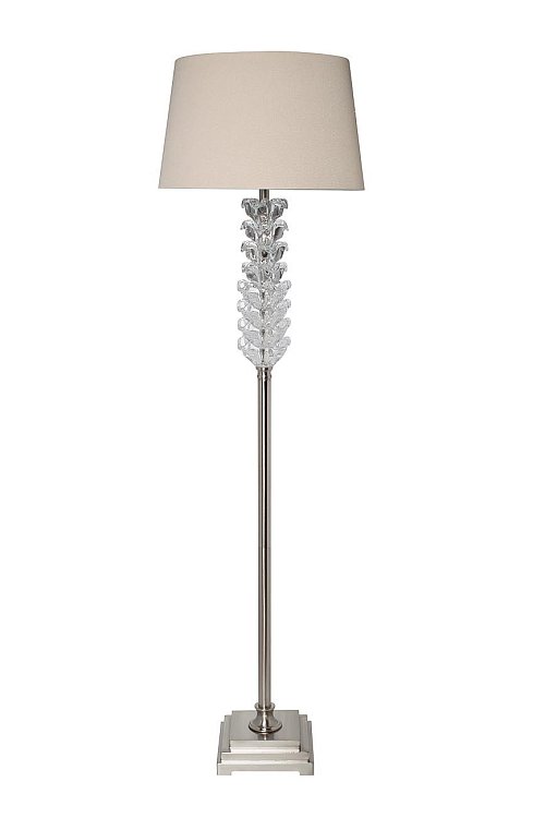 Торшер напольный (бежевый плафон) Garda Decor 22-87508FL