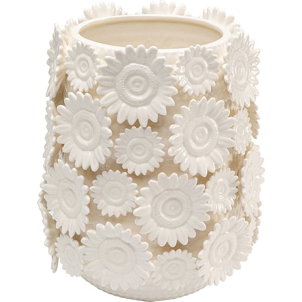 Ваза Sunflowers White 30cm KARE 56563