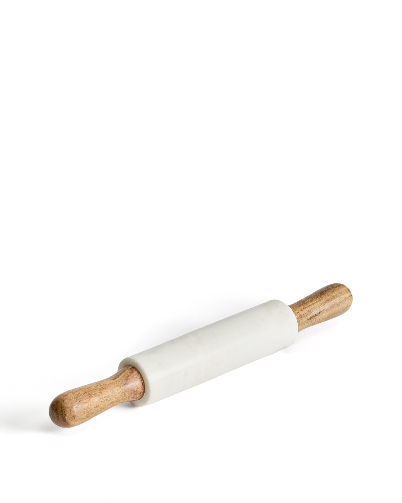 Скалка Nuvir из белого мрамора и массива акации La Forma (ex Julia Grup)