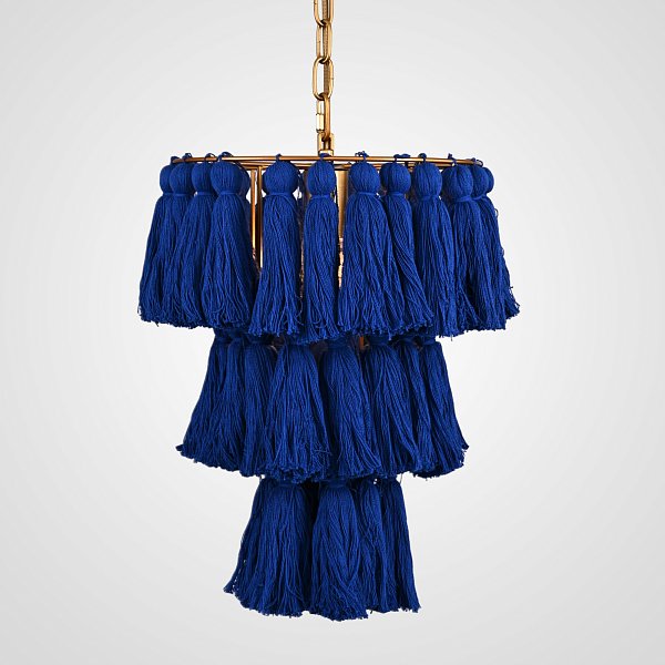 Подвесной Светильник Tassel Синий By Imperiumloft