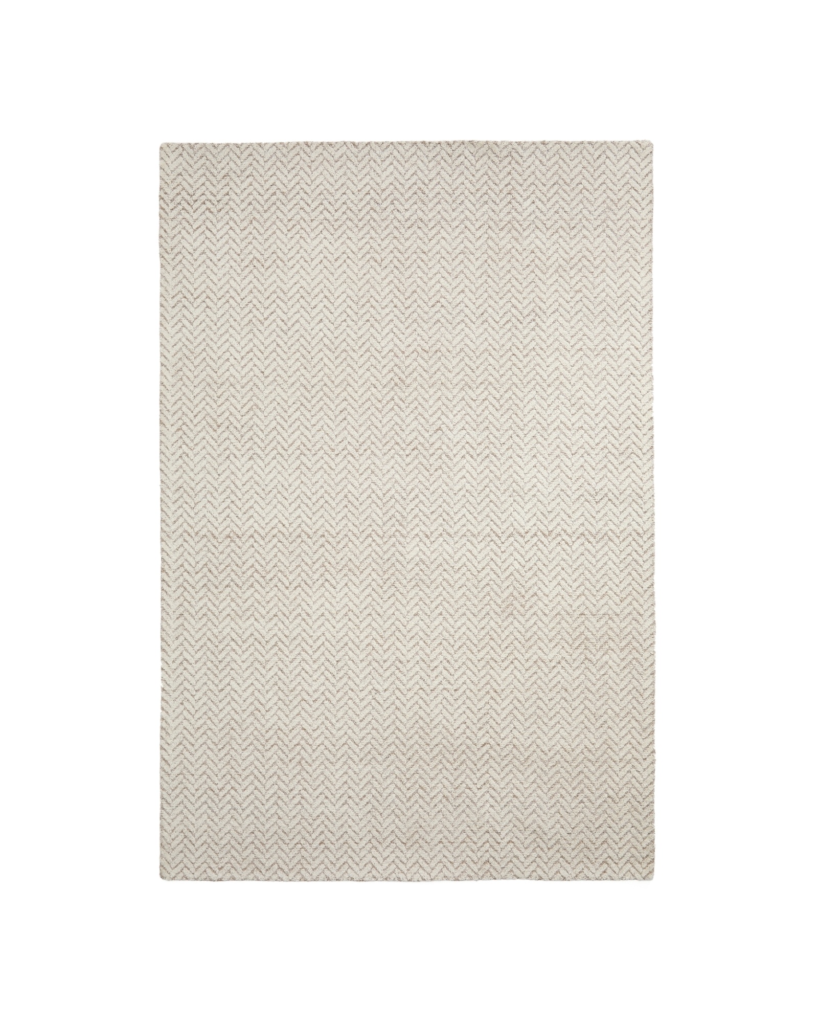 Жаккардовый шерстяной ковер Dalena в бежевую полоску 230 x 160 см La Forma (ex Julia Grup)