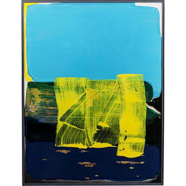 Картина в раме Abstract High Gloss Blue 120x160cm KARE 57727