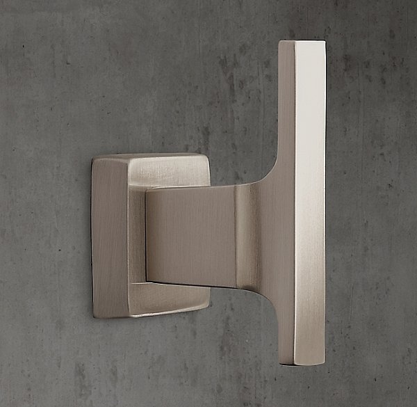 Крючок Restoration Hardware Colliers Small Satin Nickel
