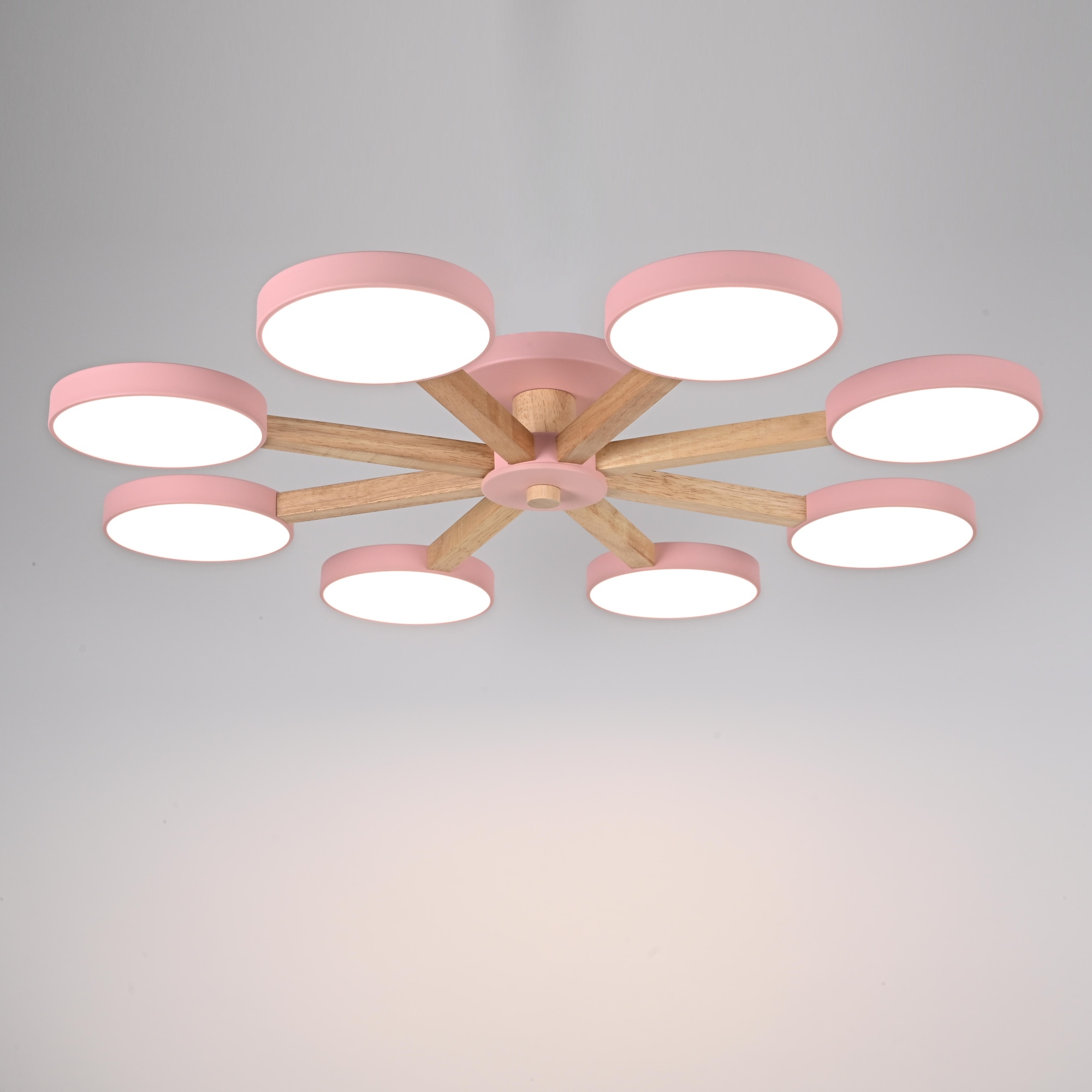 Потолочная люстра TURNA 8 Pink by ImperiumLoft