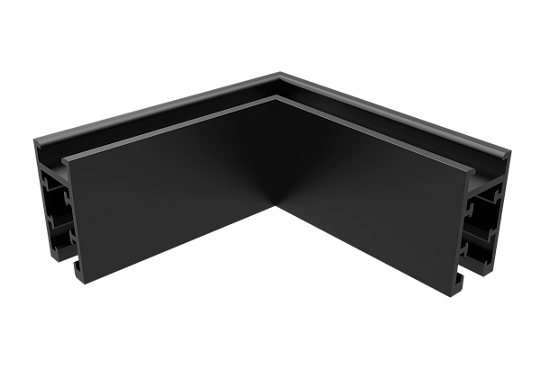 Соединитель для магнитного накладного шинопровода угловой Crystal Lux CLT 0.216 04 BL