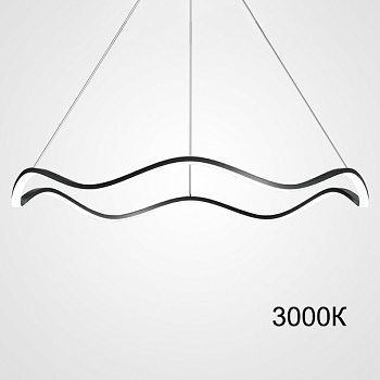 Подвесная люстра DOLORES L80 Black 3000К by ImperiumLoft