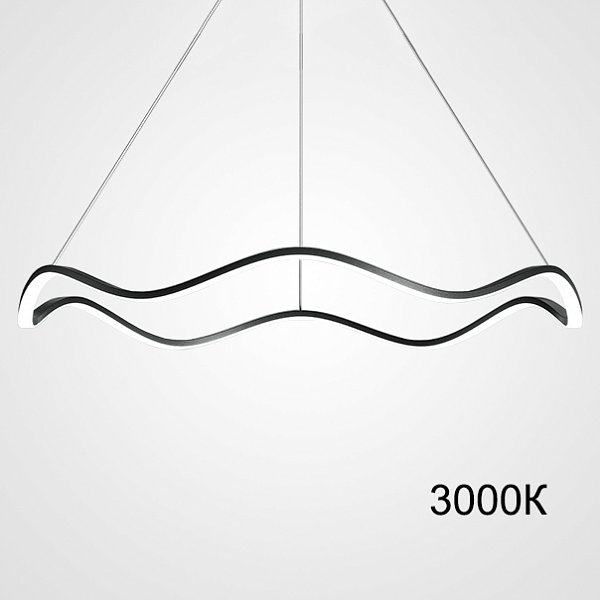 Подвесная люстра DOLORES L80 Black 3000К by ImperiumLoft