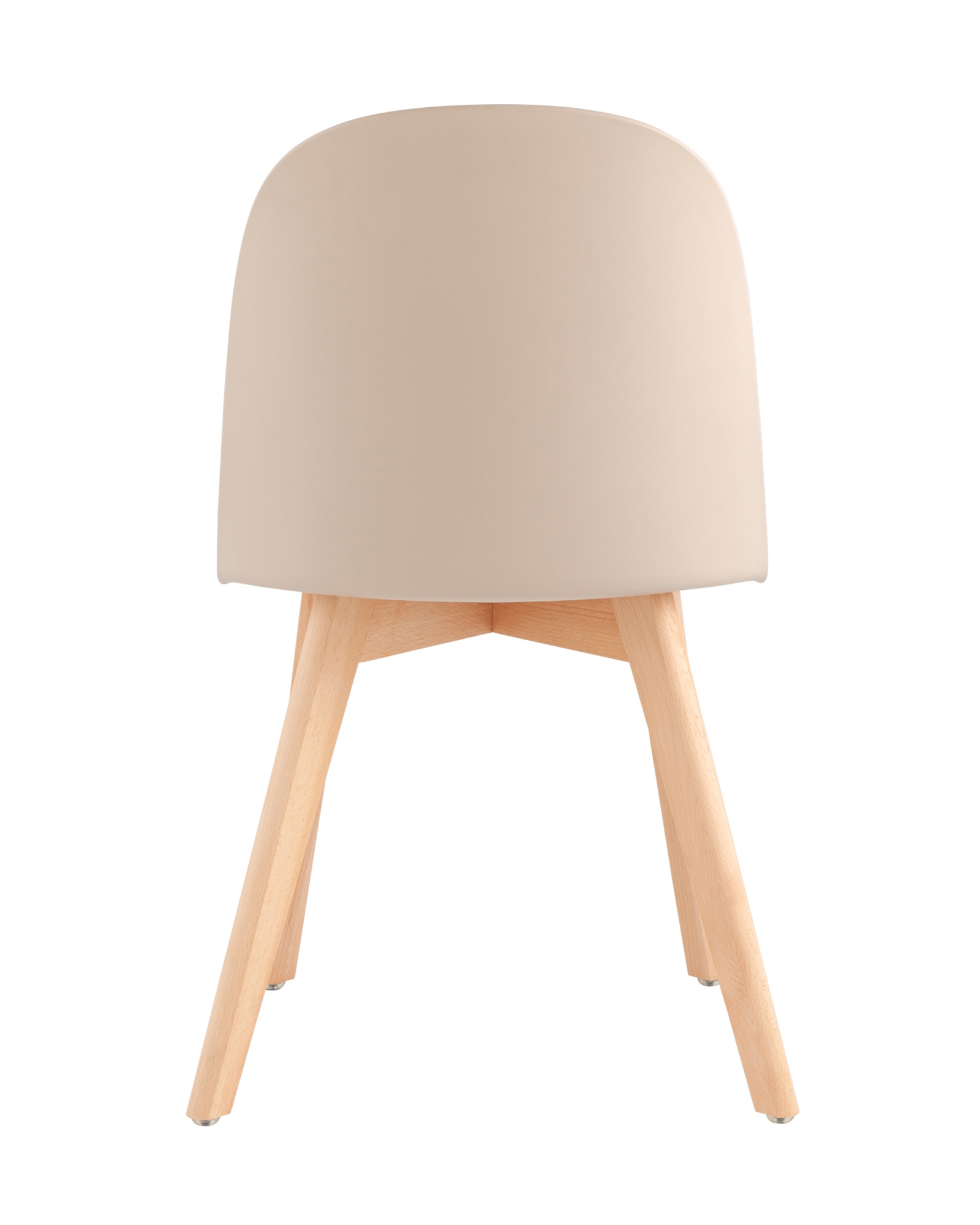 Стул Fog с подушкой бежевый деревянные ножки Stool Group