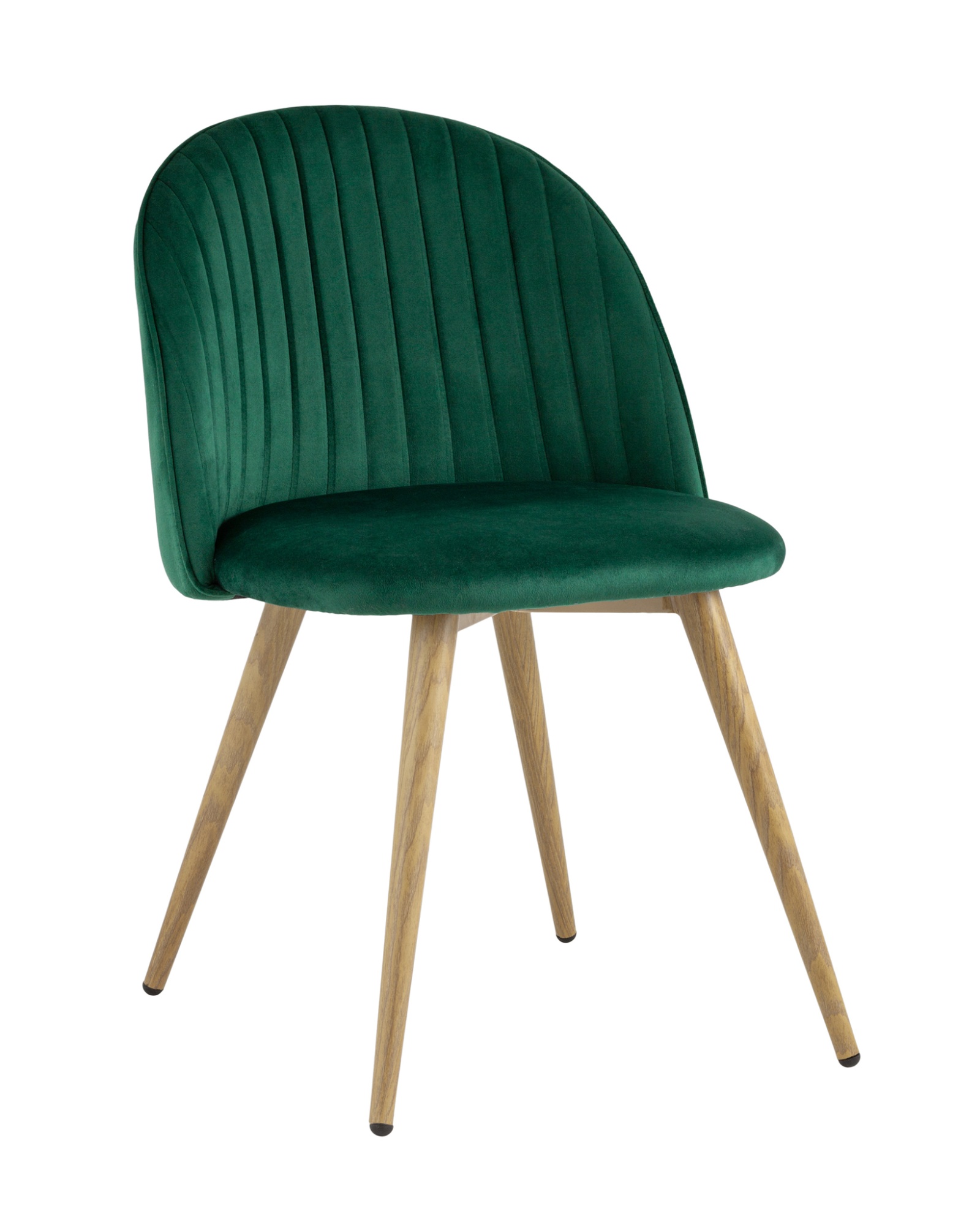 Стул Лион Страйпс велюр зеленый Stool Group