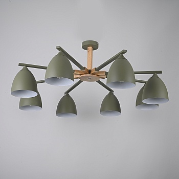 Потолочная люстра NOA 8 Olive by ImperiumLoft
