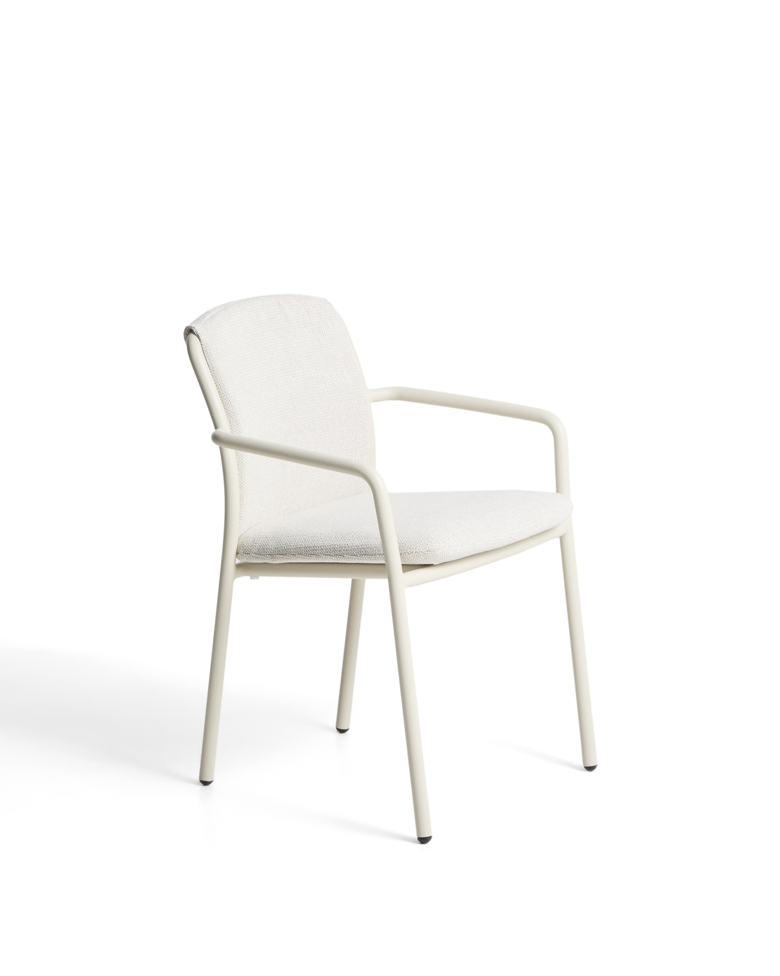 Уличный стул Linosa из бежевого алюминия с бежевой подушкой La Forma 482287