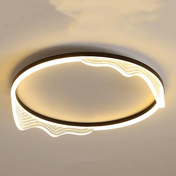 Потолочный светильник IZELIN D60 Black by ImperiumLoft