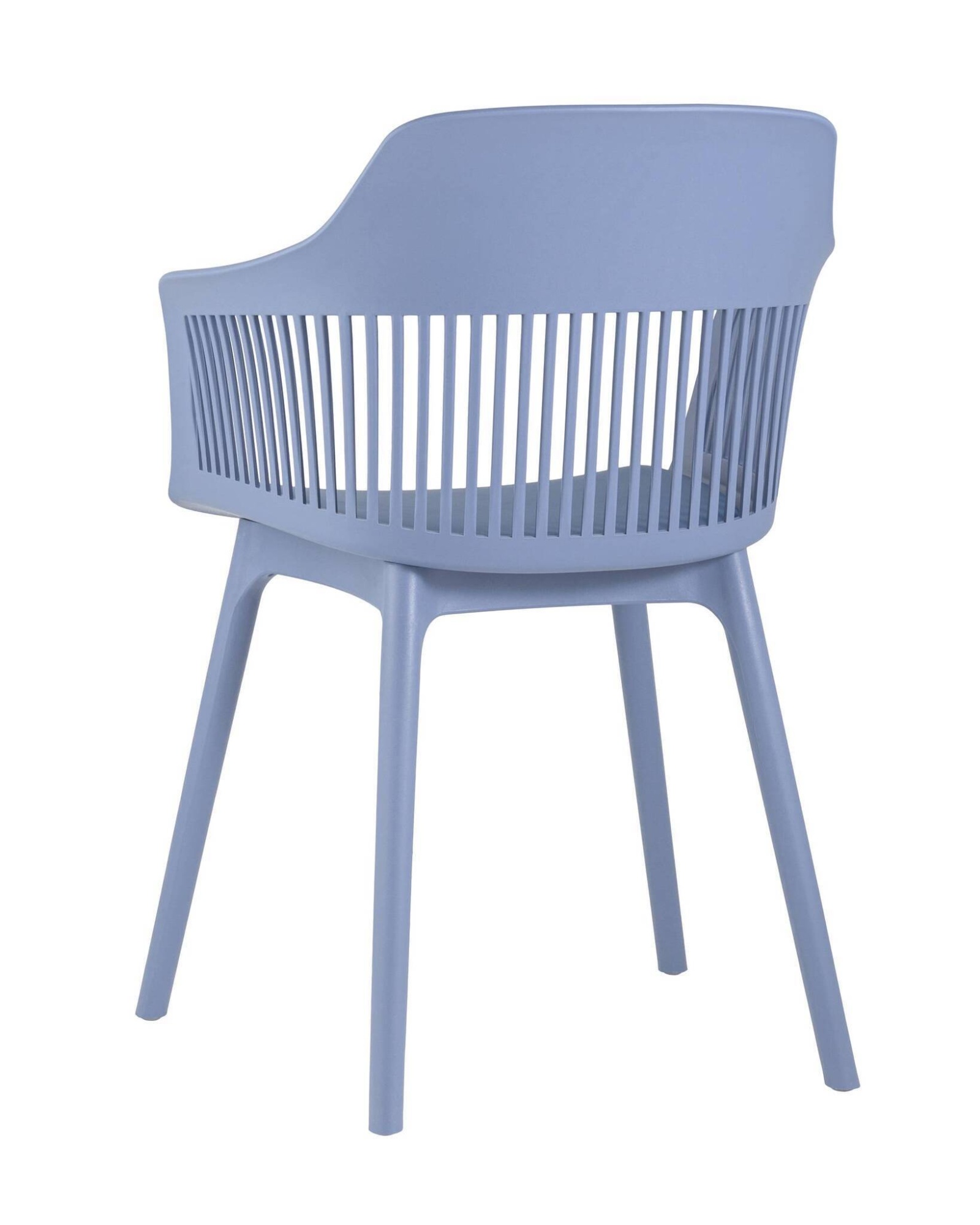 Стул Crocus с подушкой велюр голубой Stool Group