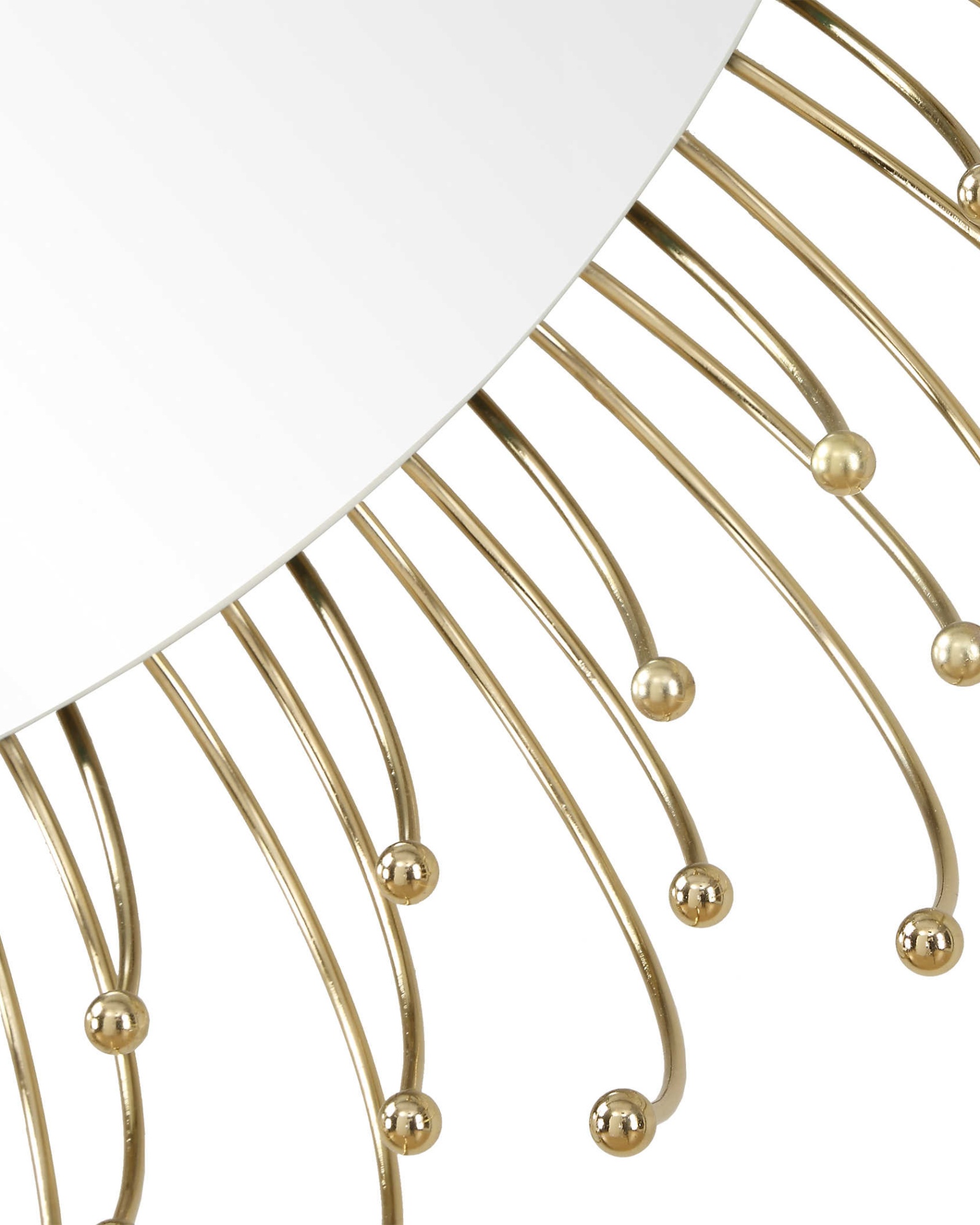 Золотое зеркало настенное Уго Louvre Home DWM829031RJ