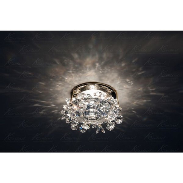 Встраиваемый светильник Kantarel FLOWER BED CD 003.2.1 crystal
