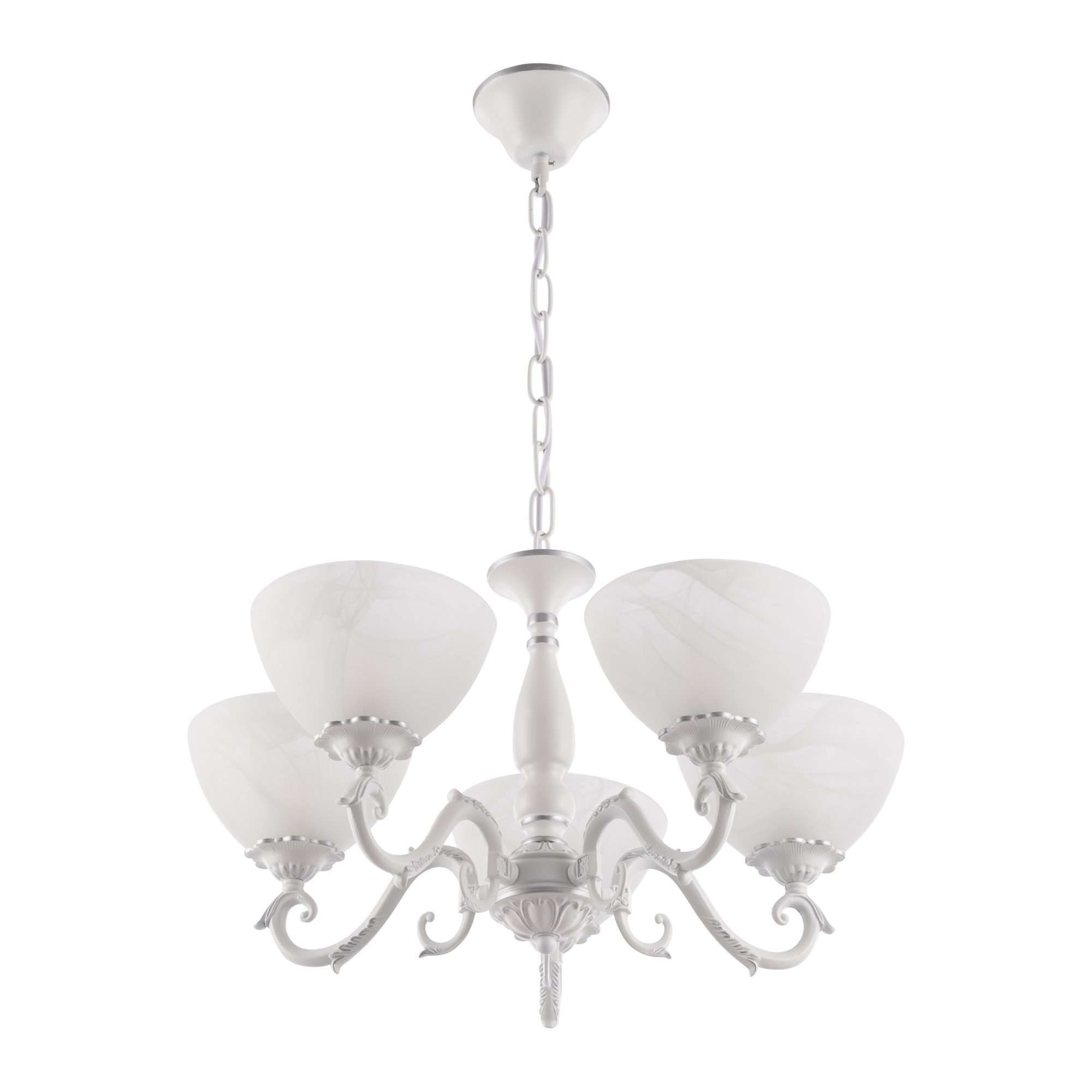 Люстра с плафонами 340518/5 WT+SL Arte Milano