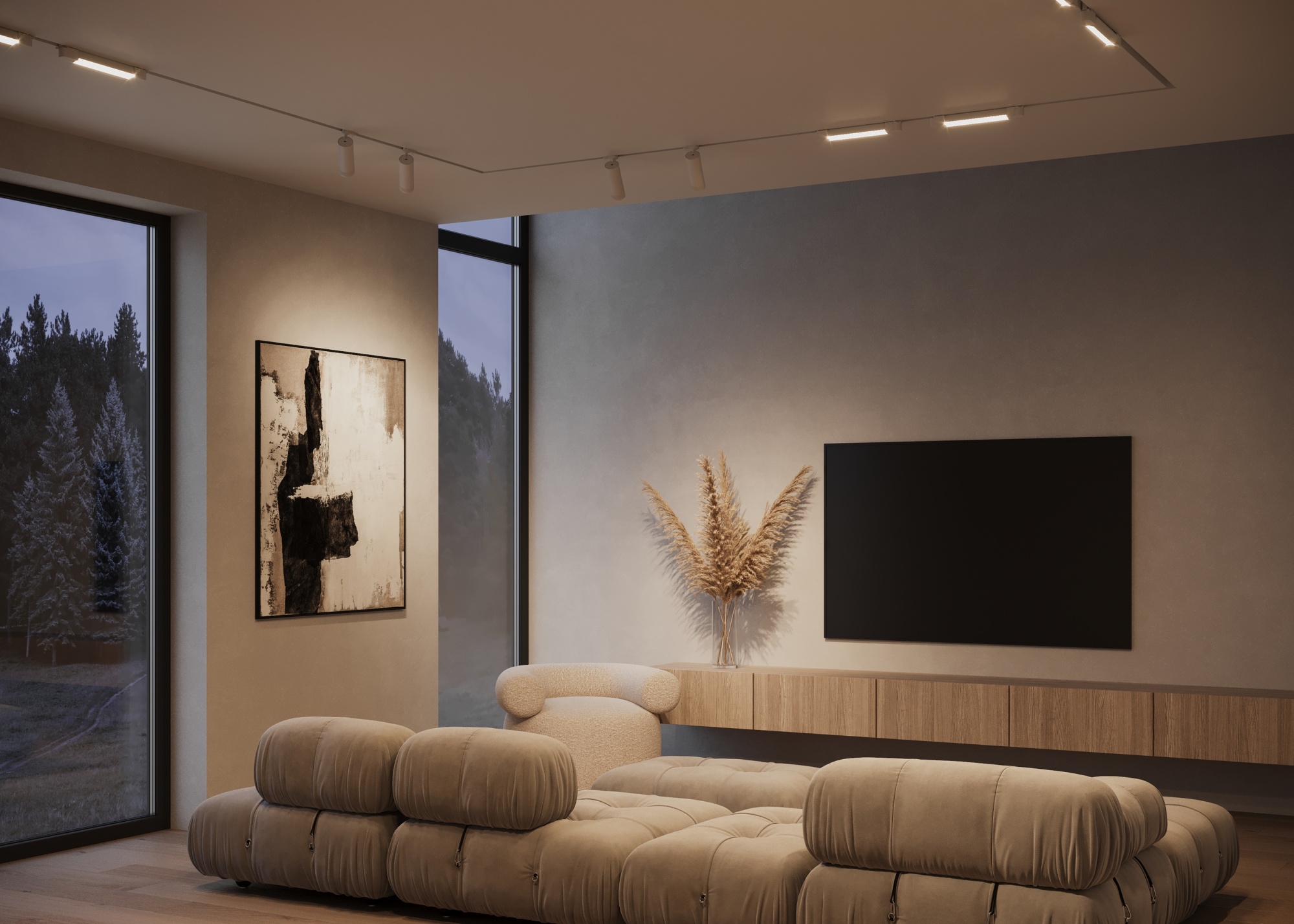 Трековый светильник Technical TR196-3-10W4K-W