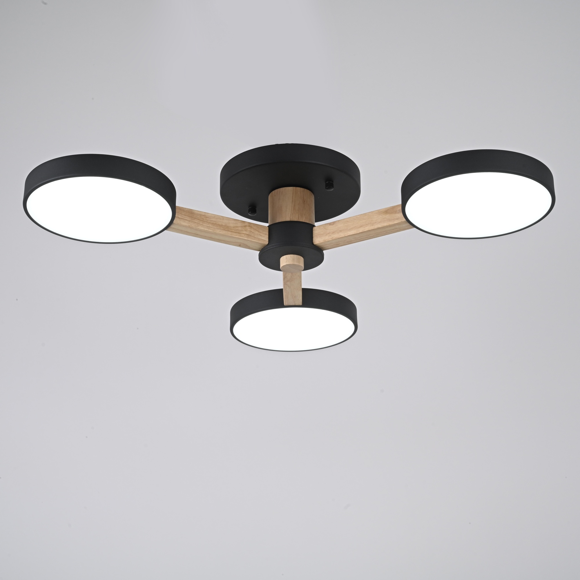 Потолочная люстра TURNA 3 Black by ImperiumLoft