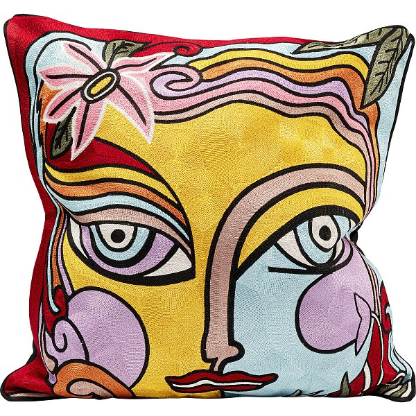 Подушка Art Line Face 50x50cm KARE 57230