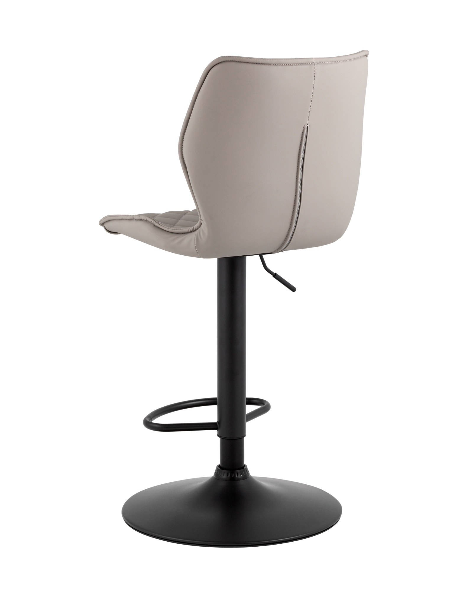 Стул барный Dome экокожа серый Stool Group