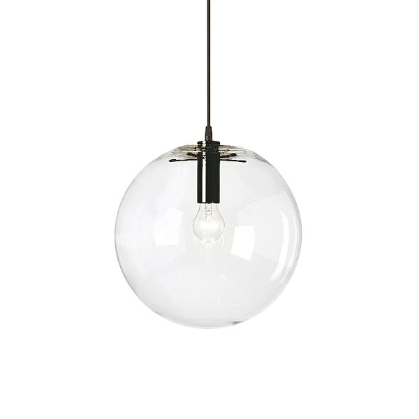 Подвесной светильник  Delight Collection Ball 40 black/clear