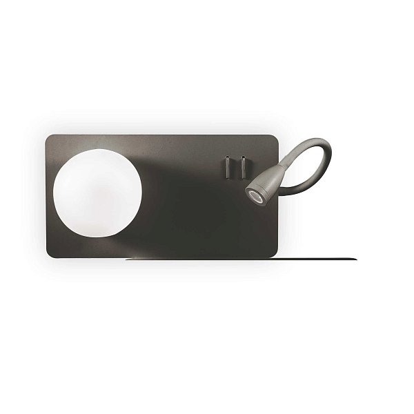 Настенный светильник Ideal Lux BOOK-2 AP NERO 174846